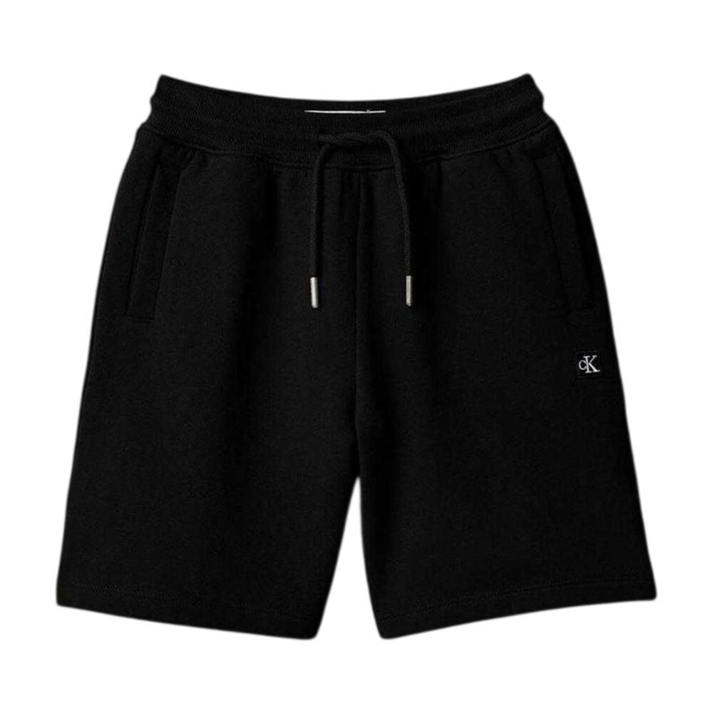 Calvin Klein Childrens/Kids Jeans Embroidered Logo Shorts / Black